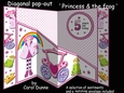 Diagonal pop-out Princess & the frog