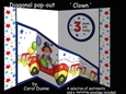 Diagonal pop-out Clown
