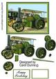 Traction Engine Decoupage