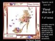 SC Floral shoe no 6