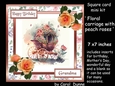 SC Floral carriage with peach roses