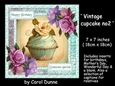 Vintage cupcake no2