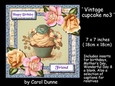 Vintage cupcake no3