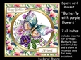 SC butterfly with purple flowers