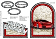 Cutaway Red fast car