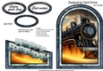 Cutaway Wheels on fire