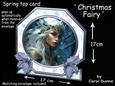 Octagon spring top Christmas fairy