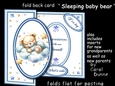 FB Sleeping bear (Blue)