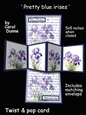 Twist & pop Pretty blue irises