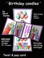 Twist & pop Birthday candles