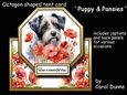 Octagon tent Puppy & poppies
