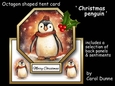 Octagon tent Christmas penguin
