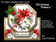 Octagon tent Christmas flowers