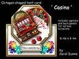 Octagon tent card Casino