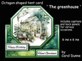 Octagon tent Greenhouse