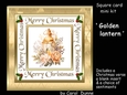 Golden Lantern square card