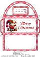 Money wallet Red Christmas gnome