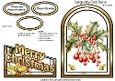 Cutaway Holly & berries