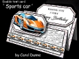Double tent Sports car