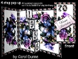 Birthday numbers 4 step pop-out