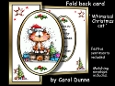 FBG Whimsical Christmas cat