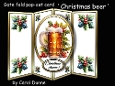 Gate fold pop-out Christmas beer
