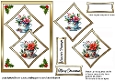 Two Squares Poinsettia cups