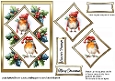 Two Squares Festive robins