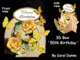 3D Box 50th Birthday Kit
