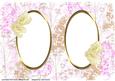 Cream and Pink Floral Insert
