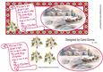 Dl Christmas Scene with Sleigh-red