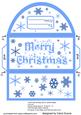 Money Wallet - Snowflakes (pale Blue)