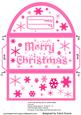 Money Wallet - Snowflakes(pink)