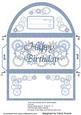 Money Wallet - Blue Cogs Happy Birthday