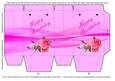 Pink Swirls and Rose Gift Bag