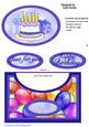 Birthday Balloons -blue Over the Edge