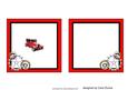 Insert Classic Car -red Square