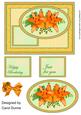 Orange Lilies Quick Card