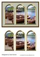 Three Arches Card - Lake District -grey Stripes