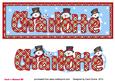 Charlotte Christmas Snowmen Dl