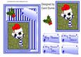Christmas Football (blue)