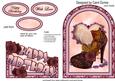 Copper Shoe with Roses Cutaway Card