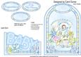 Cutaway Card - Baby in a Bootie (boy)
