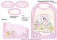 Cutaway Card - Baby in a Bootie (girl)