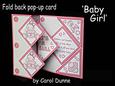 Fold Back Pop-up - Baby Girl