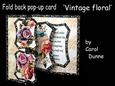 Fold Back Pop-up - Vintage Floral
