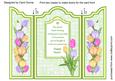 Gate Fold Tulips - Easter