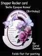 Stepper Rocker - Belle Epoque Roses (birthday)