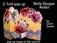 Z Fold pop-up Belle Epoque Roses
