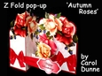 Z Fold Pop-up Autumn Roses